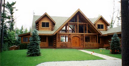 Log Home Exterior